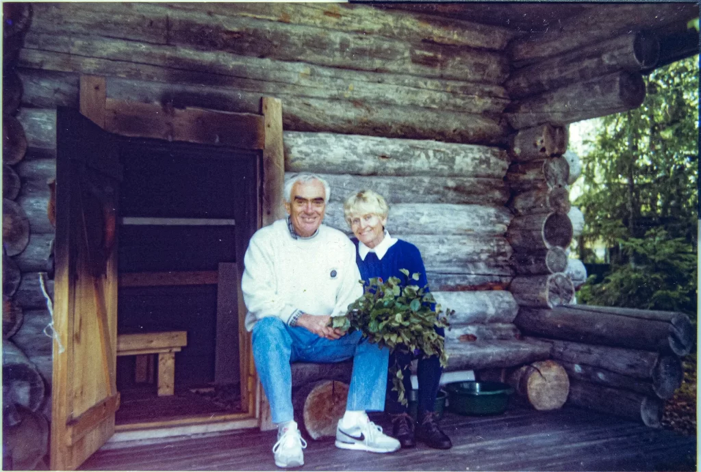 Tony Stevenson with Judith